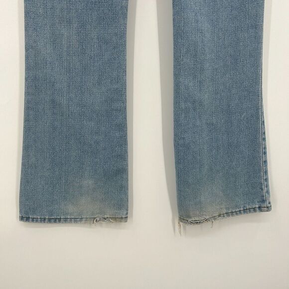 JOE'S JEANS Vintage Series 1971 Light Blue Rainbow Embroidered Flare Jeans 27 - Picture 7 of 9